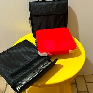 Smart Planet Lunch plate kits with insulated carrier